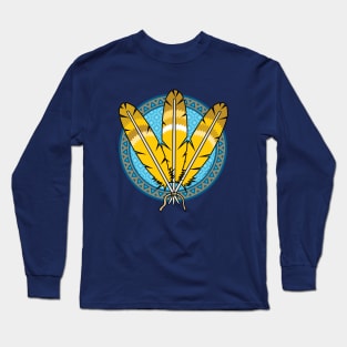 The Golden Feathers Long Sleeve T-Shirt